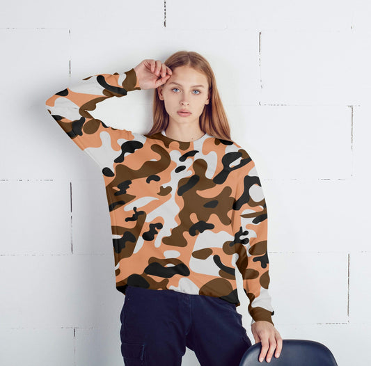 Lavender Millie Women's Clothing Fall Camo Sweatshirt