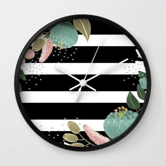 Scorpius Clocks Fancy Lines Wall clock