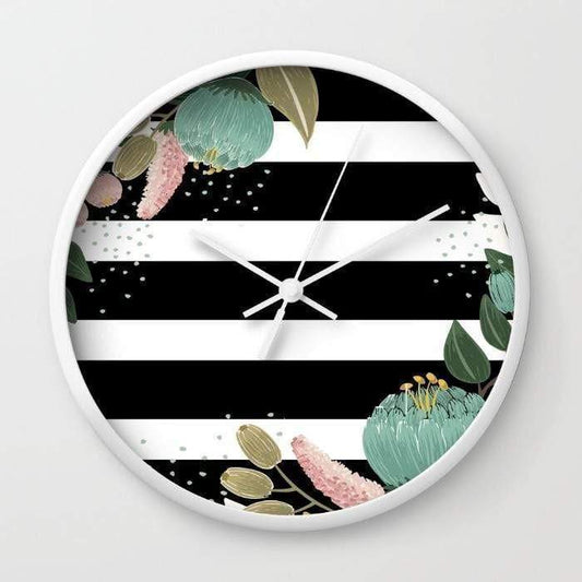 Scorpius Clocks Fancy Lines Wall clock