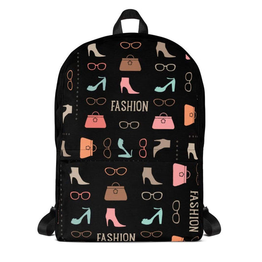 inQUE'INQ Backpacks Bags Rucksacks One Size Fashion me fabulous black backpack