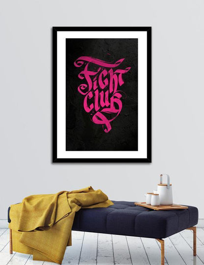 Scorpius Home Decor Fight Club Frame