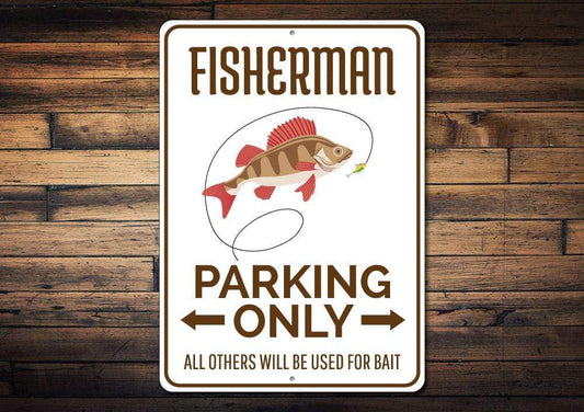 Orchid Eurybia Home Decor Fisherman Parking Sign