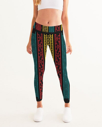 Grey Coco Activewear Fitness Leggings, Multicolor Sportswear