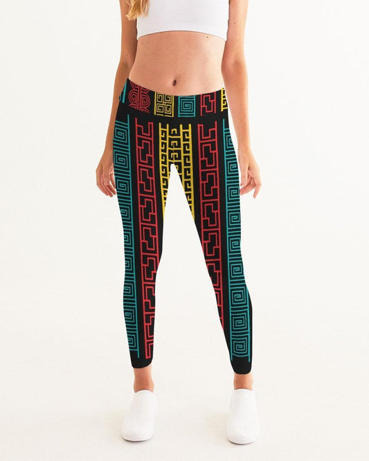 Grey Coco Activewear Fitness Leggings, Multicolor Sportswear