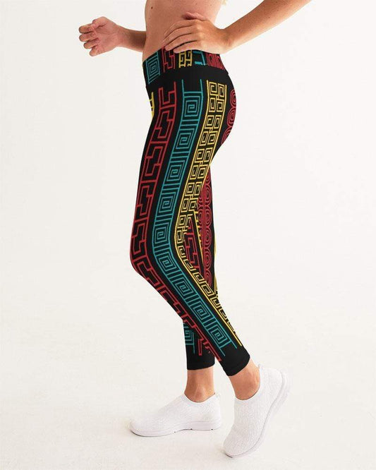 Grey Coco Activewear Fitness Leggings, Multicolor Sportswear