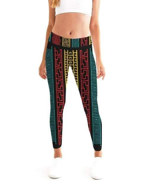 Grey Coco Activewear L / Multicolor Fitness Leggings, Multicolor Sportswear