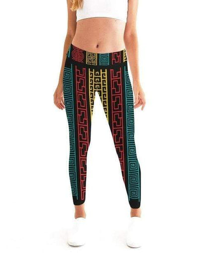 Grey Coco Activewear L / Multicolor Fitness Leggings, Multicolor Sportswear