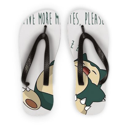 Scorpius Sandals Five more minutes please Adult Flip Flops