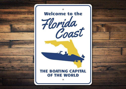 Orchid Eurybia Home Decor Florida Coast Sign