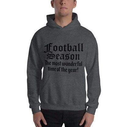 Lavender Millie Women's Clothing 5XL / Dark Heather Football Season Unisex Hoodie