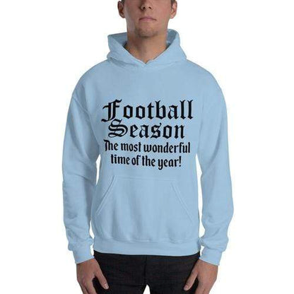 Lavender Millie Women's Clothing 2XL / Light Blue Football Season Unisex Hoodie