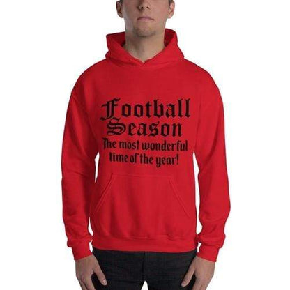 Lavender Millie Women's Clothing 2XL / Red Football Season Unisex Hoodie