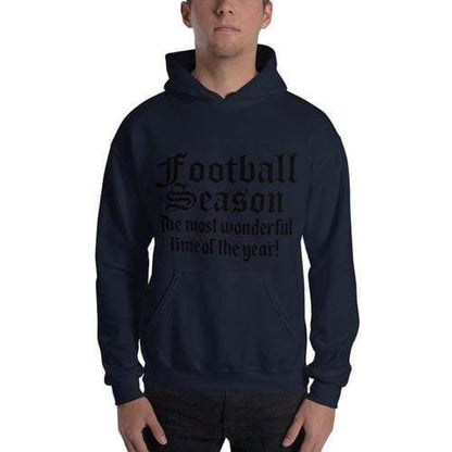 Lavender Millie Women's Clothing 4XL / Navy Football Season Unisex Hoodie