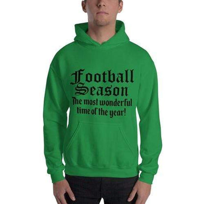 Lavender Millie Women's Clothing 2XL / Irish Green Football Season Unisex Hoodie