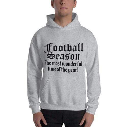 Lavender Millie Women's Clothing 2XL / Sport Grey Football Season Unisex Hoodie