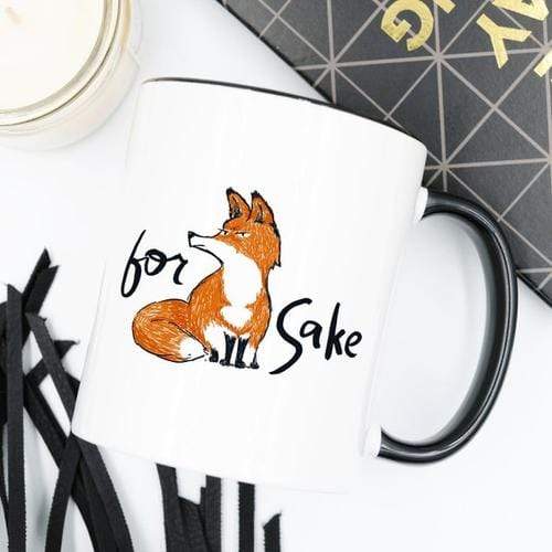 Magenta Shadow Gifts For Fox Sake - Ceramic Coffee Mug - Fox Coffee