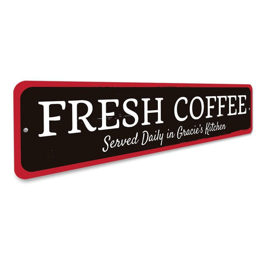 Orchid Eurybia Home Decor Fresh Coffee Sign
