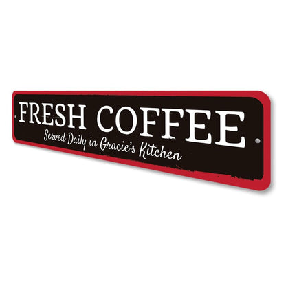 Orchid Eurybia Home Decor Fresh Coffee Sign