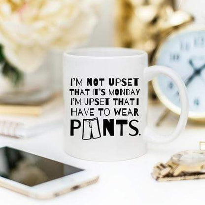 Magenta Shadow Gifts Funny Coffee Mug Gifts - I'm Not Upset That It's