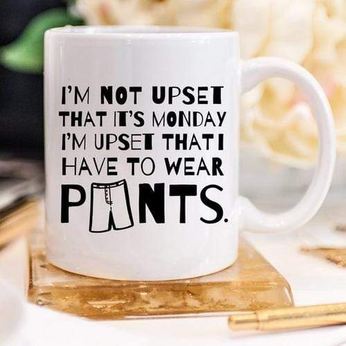 Magenta Shadow Gifts Funny Coffee Mug Gifts - I'm Not Upset That It's