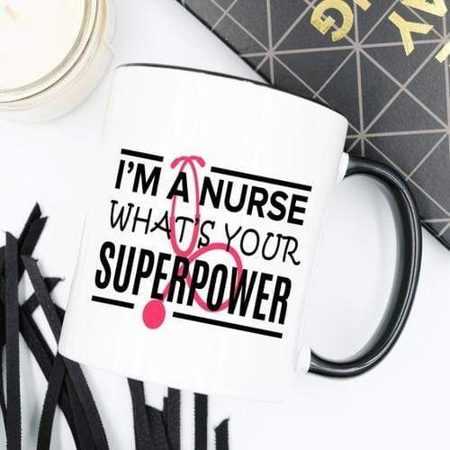 Magenta Shadow Gifts Funny Nurse Mug - I'm A Nurse, What's Your