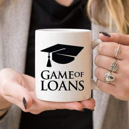 Magenta Shadow Gifts Game Of Loans - 11oz Ceramic Coffee Mug - Mug Gift