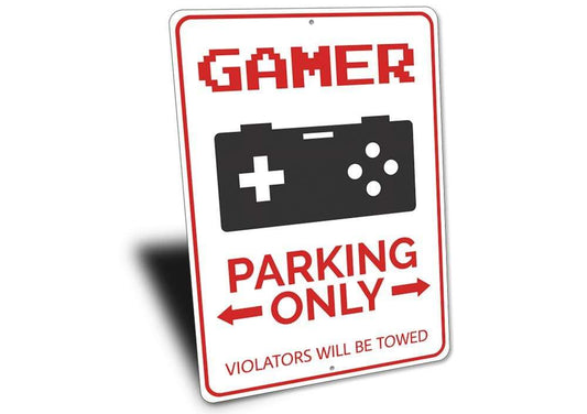 Orchid Eurybia Home Decor Gamer Parking Sign