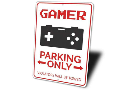 Orchid Eurybia Home Decor Gamer Parking Sign