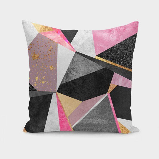 Scorpius Textiles & Pillows Geometry  Pink Cushion/Pillow