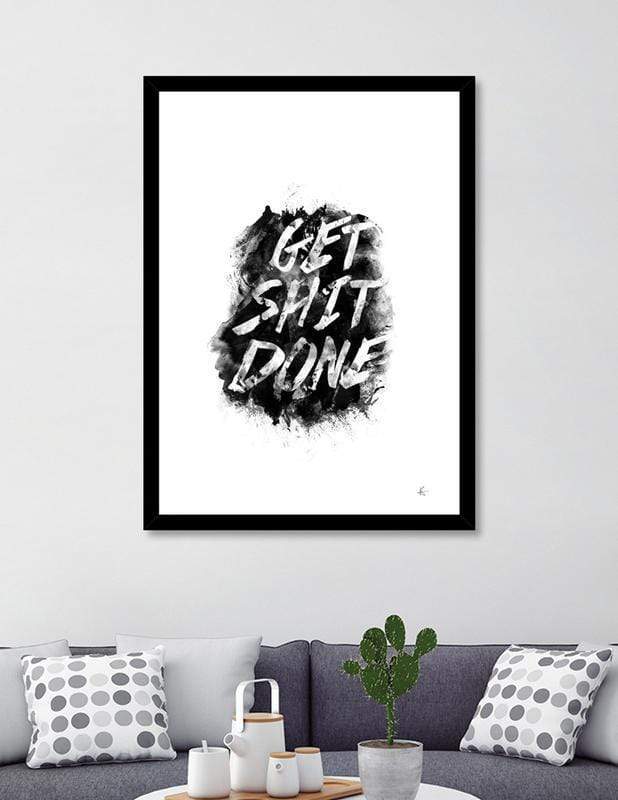 Scorpius Home Decor Get Shit Done Frame