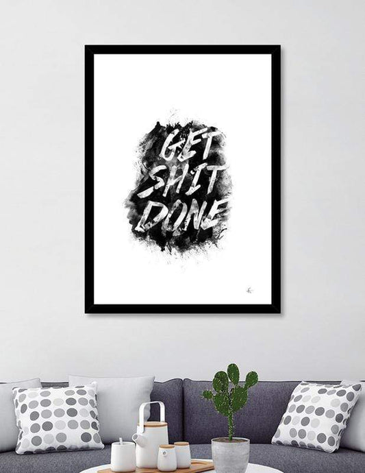 Scorpius Home Decor Get Shit Done Frame