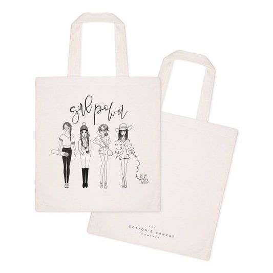 Turquoise Andromeda Totes & Beach Bags Girl Power Tote Bag