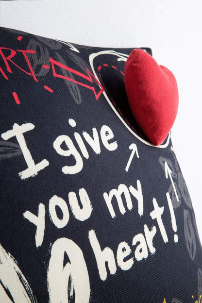 Scorpius Textiles & Pillows Give Heart Cushion/Pillow