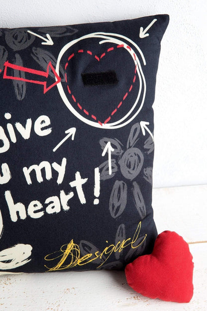 Scorpius Textiles & Pillows Give Heart Cushion/Pillow