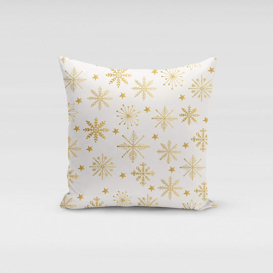 Orange Poppy Textiles & Pillows Golden Gift-Wrap Pillow Cover