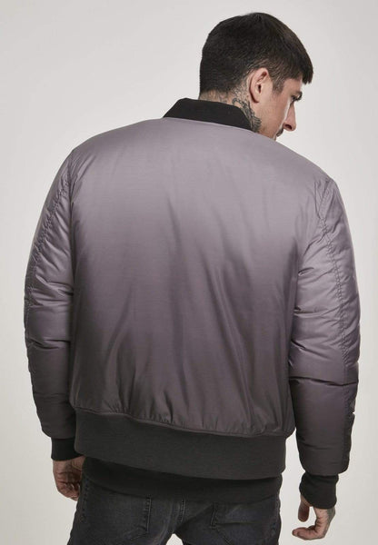Callisto Men's Clothing Gradient Bomber Jacket