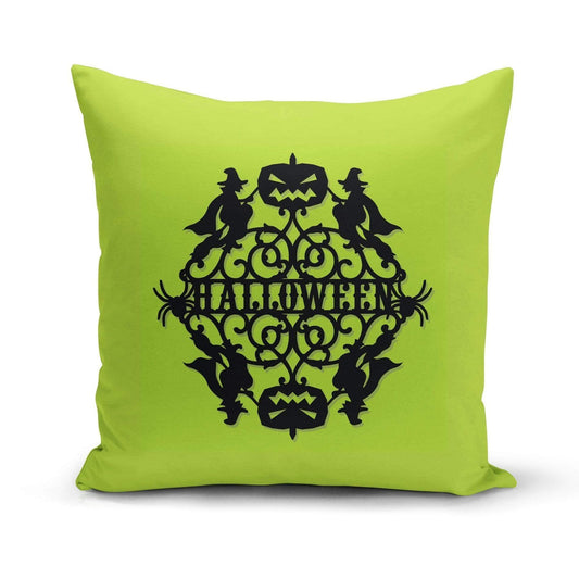 Orange Poppy Textiles & Pillows Green Halloween Pillow Cover