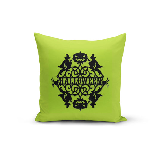 Orange Poppy Textiles & Pillows Green Halloween Pillow Cover