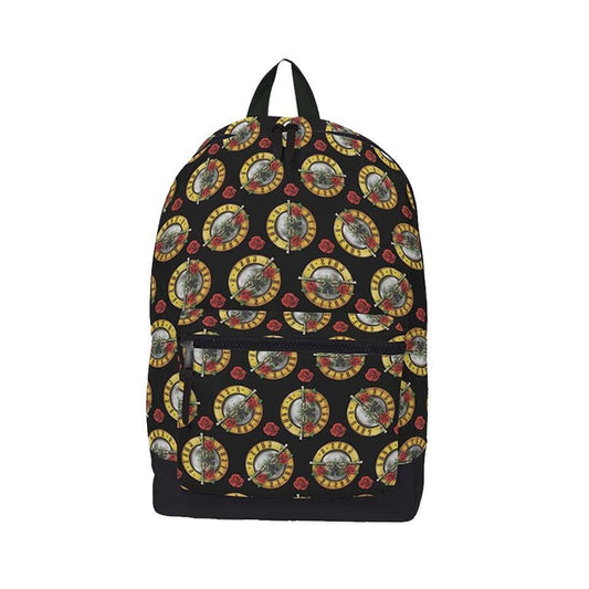 Tan Chrysanthemum Bags & Wallets Guns N' Roses Backpack - Flower All Over Print