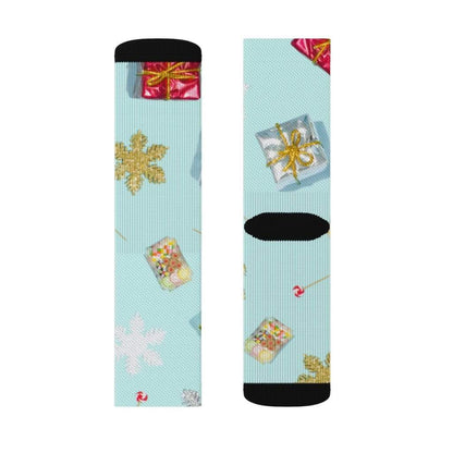 Yellow Pandora Socks Holiday Gifts Novelty Socks