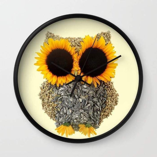 Scorpius Clocks Hoot! Day Owl! Wall clock