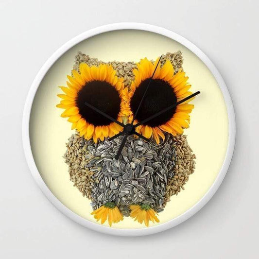 Scorpius Clocks Hoot! Day Owl! Wall clock
