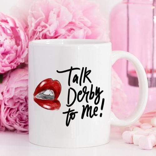 Magenta Shadow Home & Garden Horse Racing Coffee Mug,Talk Derby To Me with Hot