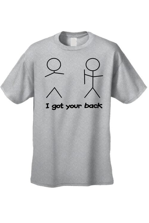 Sunflower Men's Clothing I Got Your Back! Funny Men's Tee
