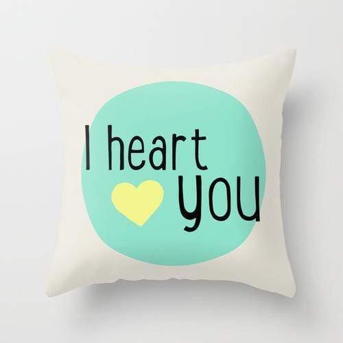 Scorpius Textiles & Pillows I heart you Pillow