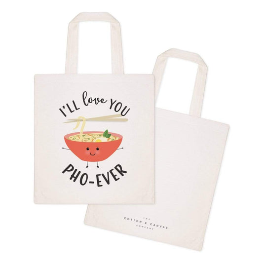 Turquoise Andromeda Totes & Beach Bags I'll Love You Pho-Ever Tote Bag