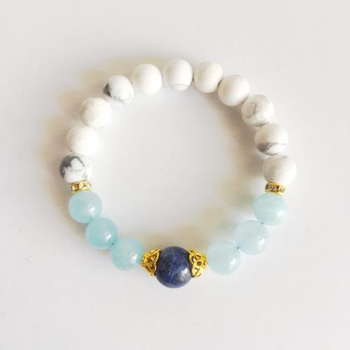 Purple Lily Jewelry & Watches I Speak with Confidence ~ Aquamarine, Sodalite