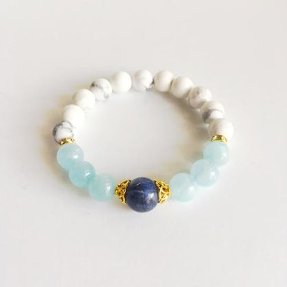 Purple Lily Jewelry & Watches I Speak with Confidence ~ Aquamarine, Sodalite