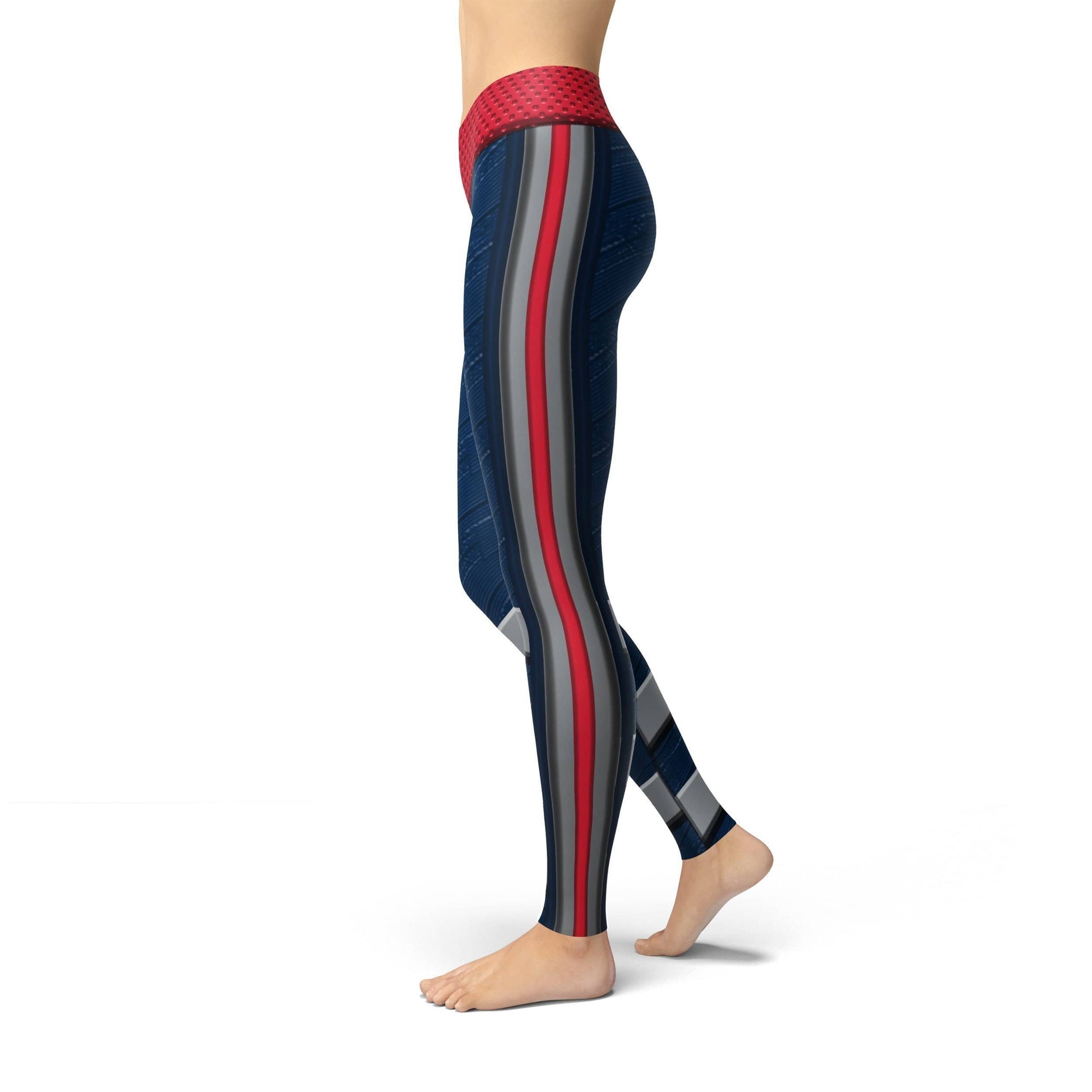 Orange Poppy Leggings Jean Columbus Hockey Leggings