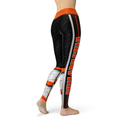 Orange Poppy Leggings Jean Philadelphia Hockey Legging